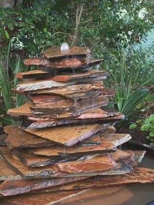 DIY Slate Cladding Water Feature 的图像结果