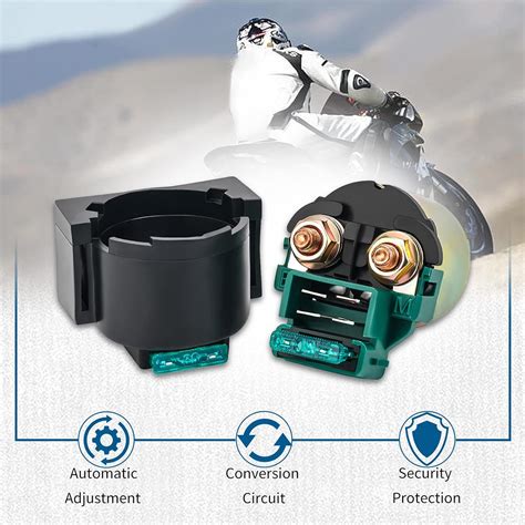 Buy KLWZH Starter Solenoid Relay 12v for Kawasaki Bayou 220 250 KLF220 ...