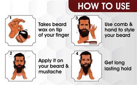 Urbangabru Beard & Mustache Wax for Strong Hold (50 Gram) (Beard Wax ...