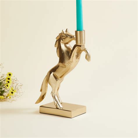 Buy Tropical Paradise Metal Horse Candle Holder from Home Centre at ...