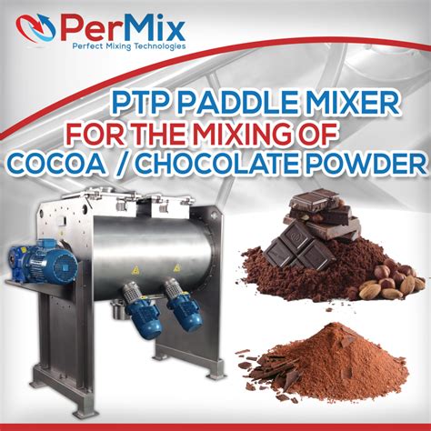 PTP Paddle Mixer For The Mixing Of Chocolate Powders - Industrial ...