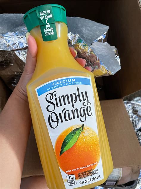 Simply Orange Juice Bottle