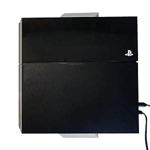 NanoMakers Wall Mount for PS4 - PlayStation 4 Wall Mount (White ...