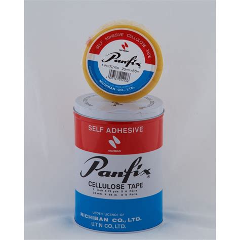 Nichiban, Japan Panfix cello Tape -1 inch, 6 tapes Can : Amazon.in ...