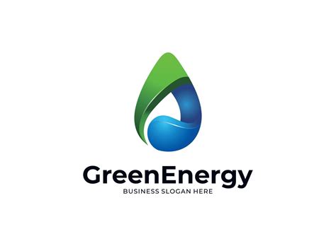 Green energy logo icon design. Sustainable eco power company symbol. Vector illustration ...