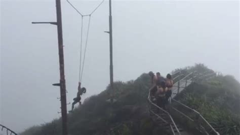 14 arrested for illegally entering Haiku Stairs construction zone ...