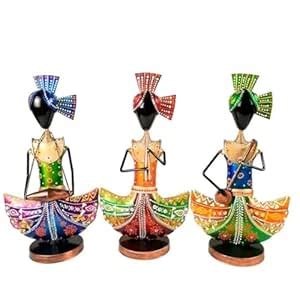 Apka Mart The Online Shop Metal Musician Showpiece Playing Instrument ...