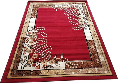 Buy ARF - AYYUB RUGS FLOORING Fine Wool Rectangular Carpet for Living ...