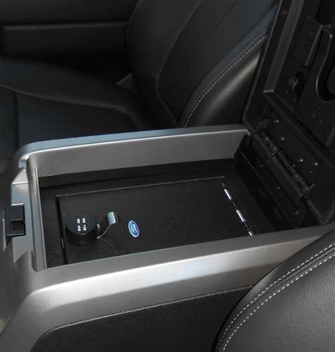 Console Vault Vehicle Safe for Full Floor Console | Accessories | Ford.com