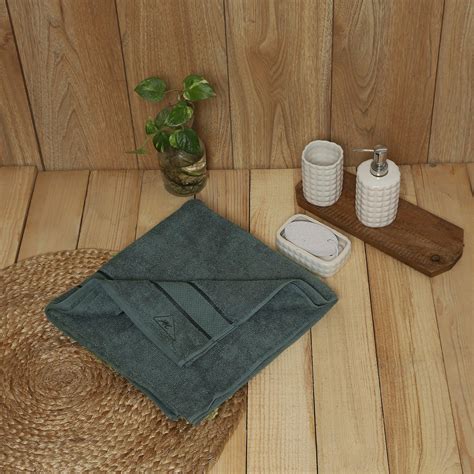 Buy Grey Cotton 450 GSM Bath Towel Online in India - Monte Carlo