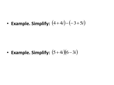 Image result for Simplification of Complex Number