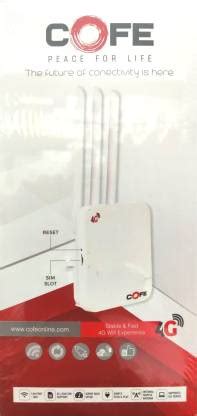 COFE All New 4GSim Triple Antenna Router WiFi+LAN/WAN CF-503 300 Mbps ...