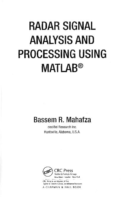 Image result for Radar Signal Analysis MATLAB