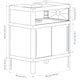 IVÖSJÖN wash-basin base cabinet, with sliding doors/green, 50x33x57 cm ...