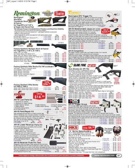 Natchez Shooters Supplies Fall Flyer 2013 by Natchez Shooters Supplies ...