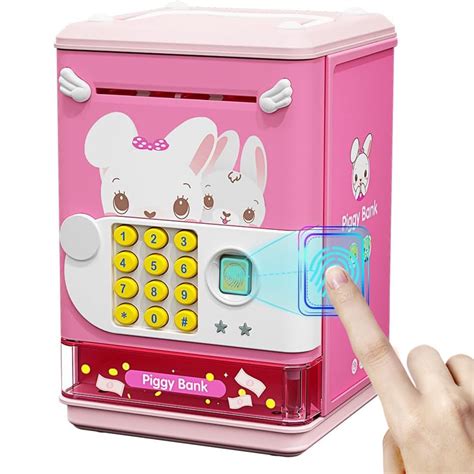 Piggy Bank Toy Electronic Mini ATM Savings Machine with Personal ...