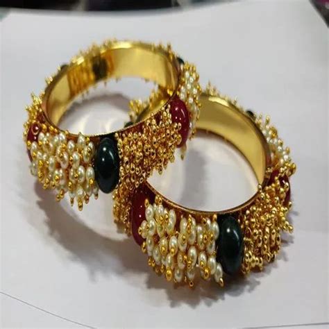 Bangle Set - Gold Plated Stone Stud Bangle Manufacturer from Mumbai