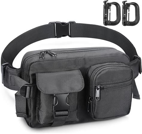 Amazon.com: PITOZER Men's Fanny Pack Crossbody for Running, Waist Pack ...