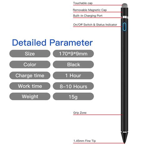 Buy Stylus Pen For Touch Screens Digital Pencil Active Pens For iPhone ...