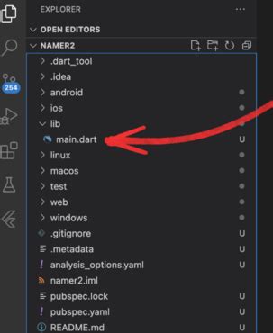 How to Create New Flutter Project in vs Code 的图像结果