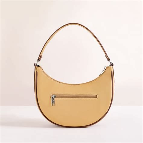 Sandy Beige Half Moon Shoulder Bag Online - Premium Shoulder Bag | Nestasia