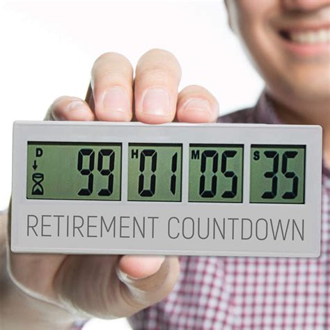 Amazon.com: Retirement Countdown Clock, Up to 999 Day Countdown Timer ...