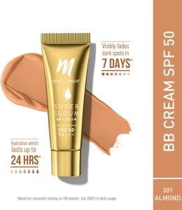 MyGlamm Super Serum BB cream | SPF 50 & Hyaluronic Acid | 24 Hr Long ...