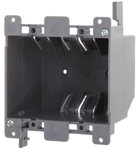 Amazon.com: Newhouse 2-Gang PVC Electrical Outlet Box - 25 cu. in., for ...