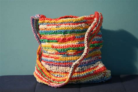 Image result for Free Crochet Patterns Using Plastic Bags