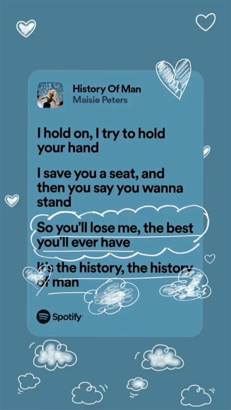 History of Man - Maisie Peters | Songs, Me too lyrics, Song lyrics - history of man maisie peters