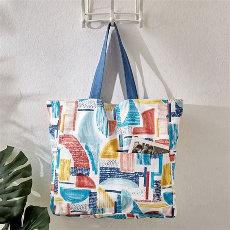 Buy Minerals Printed Tote Bag from Home Centre at just INR 499.0