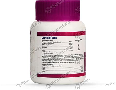 Buy Lubrijoint Plus Bottle Of 60 Tablets Online at Flat 15% OFF | PharmEasy