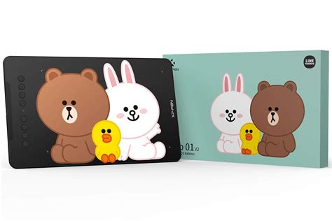 Buy XP-PEN Drawing Tablet Deco01V2 Line Friends Edition Graphics Tablet ...