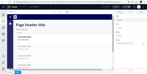 Mendix Tutorial 的图像结果