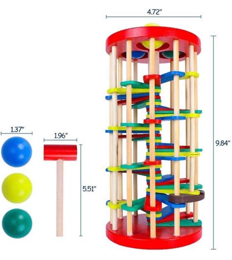 Wooden Hammer Ball Knock Toys | Pounding Toys - ToyArtsy