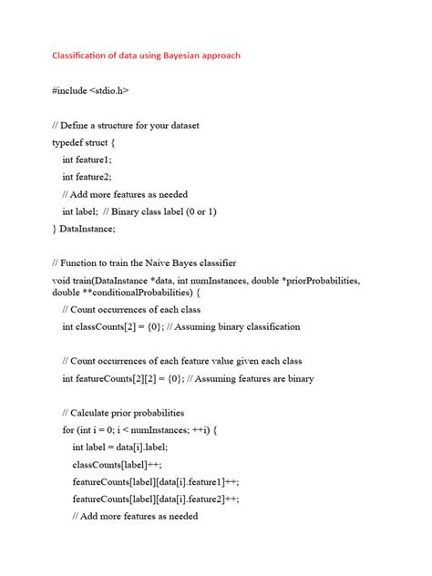 Image result for Write a Short Note On Bayesian Classification