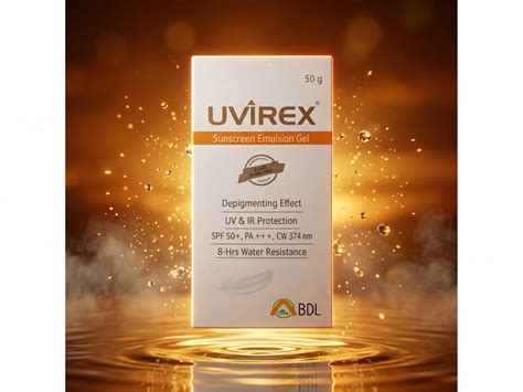 Buy Uvirex Sunscreen Emulsion Gel SPF 50+ Online at Best Price | Clinikally