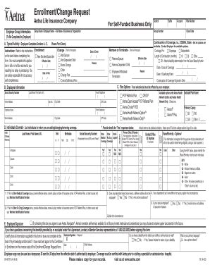 Aetna Enrollment/Change Request Form - Fill Out, Sign & Share Online ...