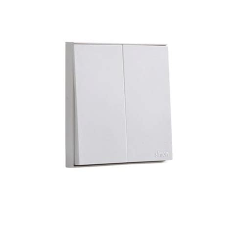 Jual SIMON E6 2 Gang 1 Way Switch / 2 Gang 2 Way Switch (721021 / ...