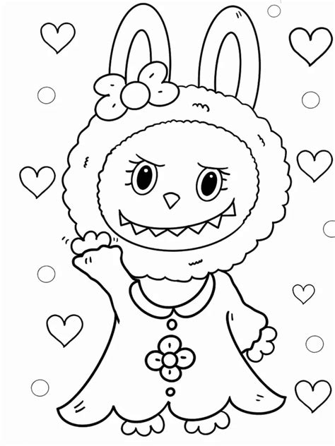 Free Printable Labubu Coloring Pages For Kids 🎨 - Coloringpagesforkids.net