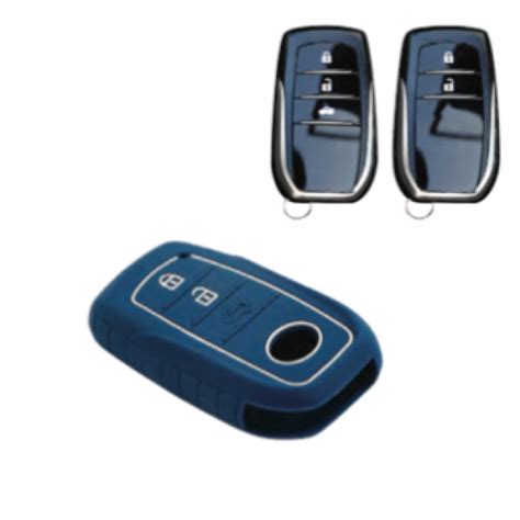 KeyCare KC-18 Key Cover Silicone For Fortuner / Innova Crysta (Blue ...