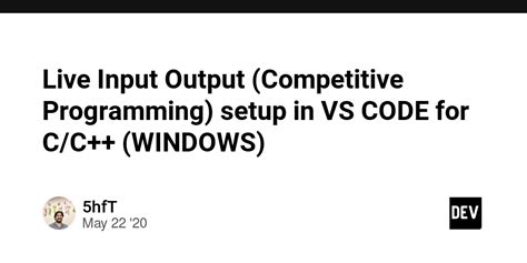 Image result for vs Code C Input Output
