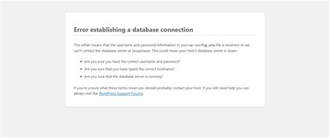 Image result for Error Database Connection Failed