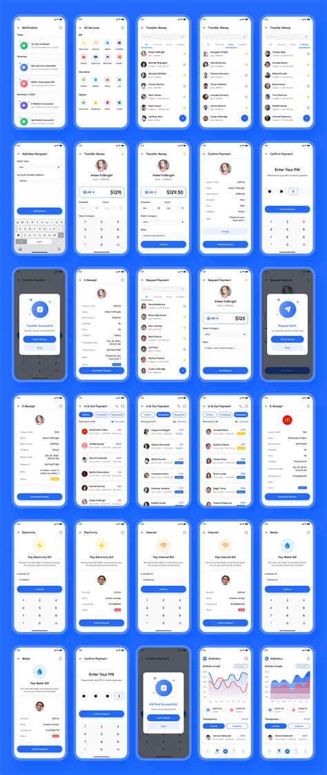 Finova - Finance, Banking, & Online Payment React Native Expo App Ui ...