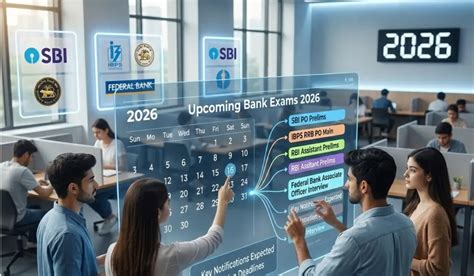 Upcoming Bank Exams 2026 Update: जानिए 2026 की सभी बैंक परीक्षाओं की ...