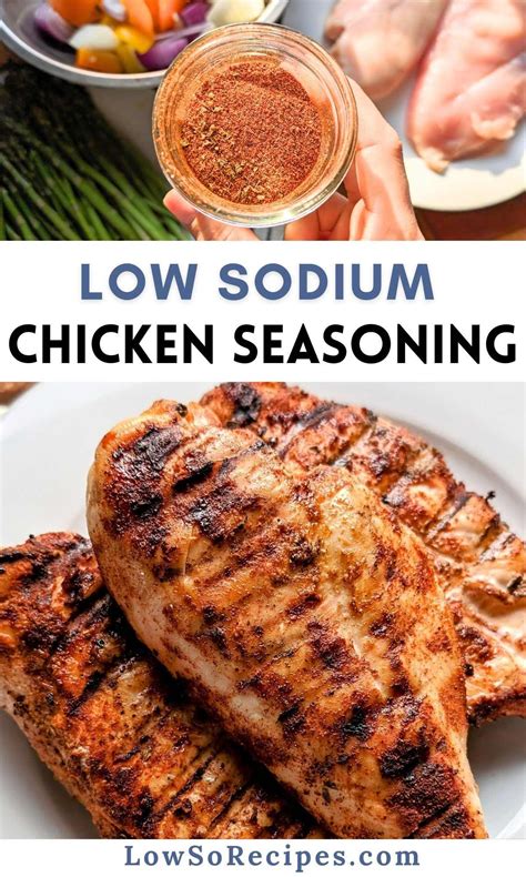 Low Sodium Seasoning for Chicken | Low sodium chicken breast recipes ...