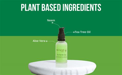 Natural Vibes Ayurvedic Tea Tree Skin Repair Serum, 30ml for face and ...