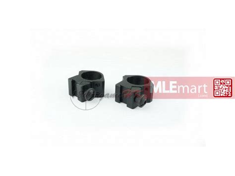 Army Force 25mm Scope Mount Rings For 10mm Rail (Low) | MLEmart.com