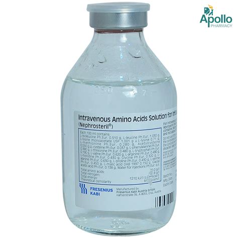 Nephrosterile Infusion | Uses, Side Effects, Price | Apollo Pharmacy