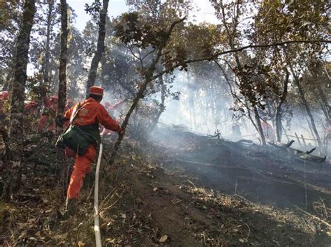 全力扑救四川雅江山火 750名消防员从云南跨省增援